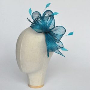 Teal Bridesmaid Hair Accessories