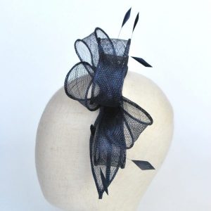 Navy Blue Wedding Fascinators