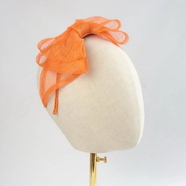 Orange Bow Fascinators