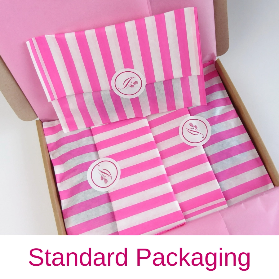 Imogen's Imagination Velvet Ribbon Bow Hair Clips in pretty packaging as standard