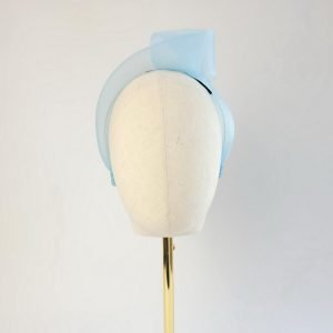 Retro Knot Headband, Linen Cornflower Blue main image 1