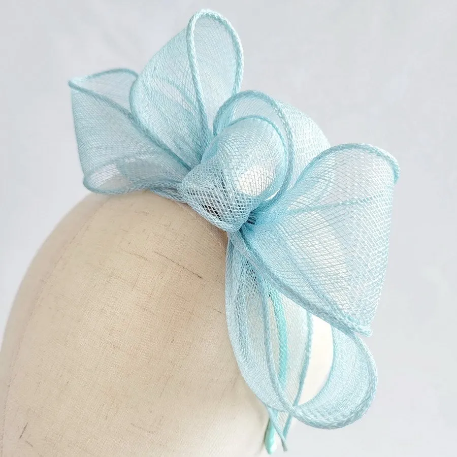 Aqua Blue Summer Wedding Fascinator