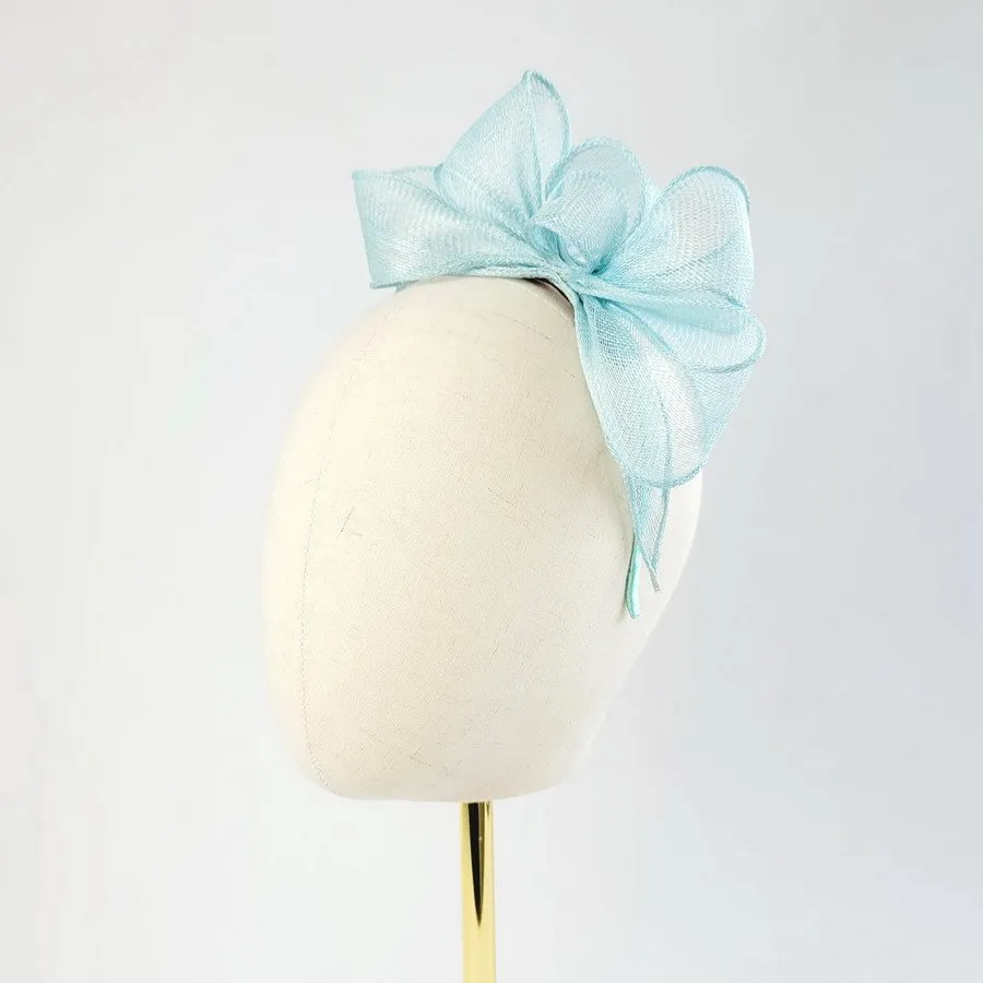 Aqua Blue Race Day Fascinator