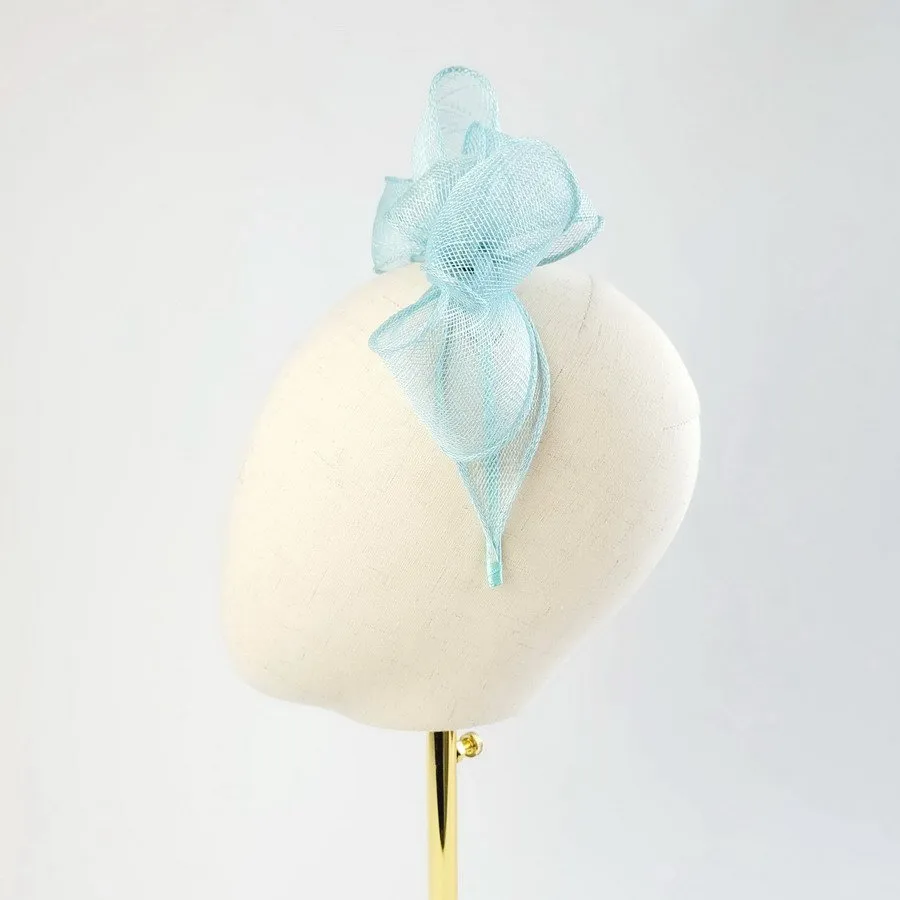 Aqua Blue Spring Wedding Fascinator