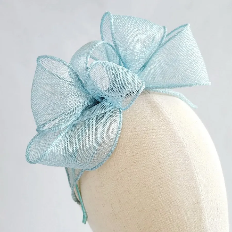 Aqua Blue Vegan Friendly Fascinator
