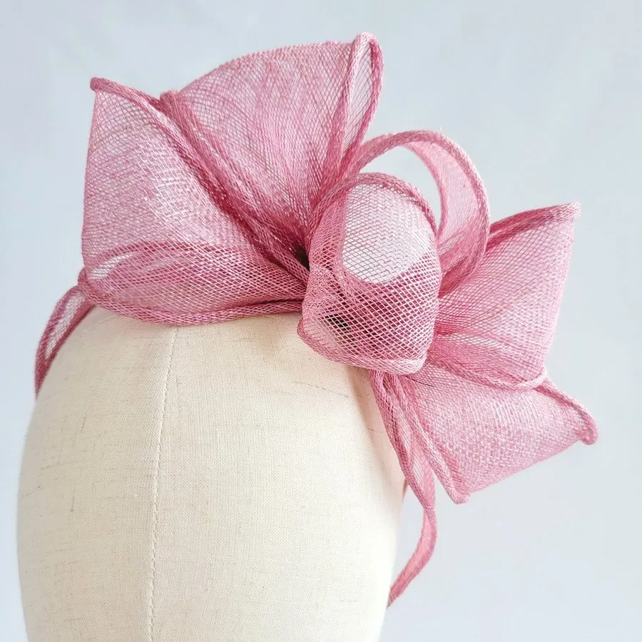 Dusky Pink Race Day Fascinator