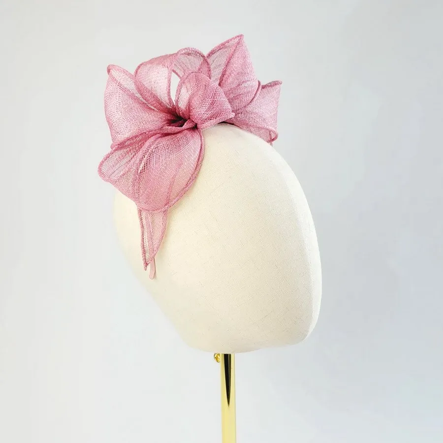 Dusky Pink Summer Wedding Fascinator