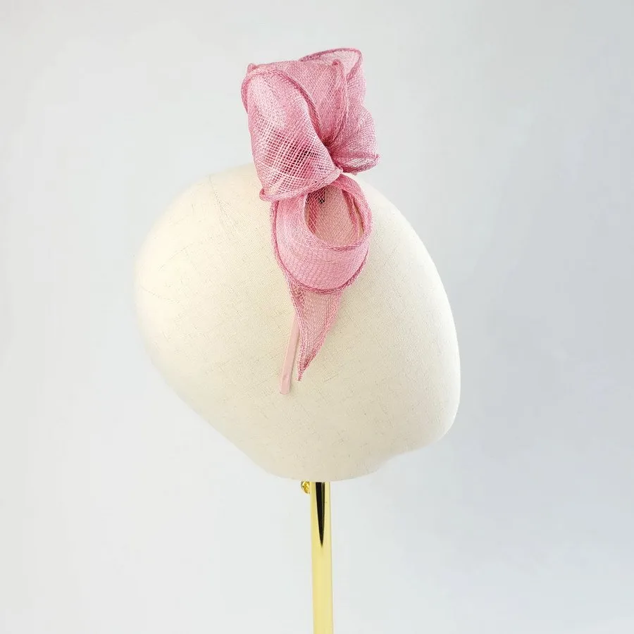Dusky Pink Mother of the Bride Fascinator