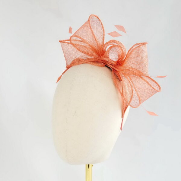Coral Megan d02 fascinator main image 0